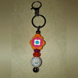 Flower Keychain / Bag Clip